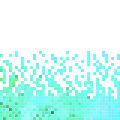abstract vector square pixel mosaic background