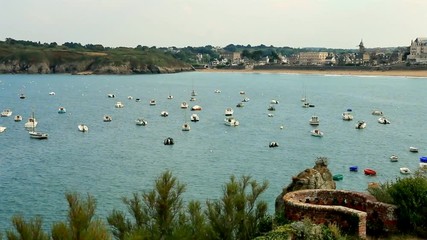 Côte bretonne à Dinard