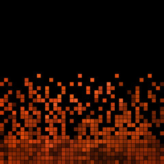 Obraz premium abstract vector square pixel mosaic background