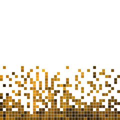 abstract vector square pixel mosaic background