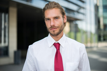 Handsome businessman portrait