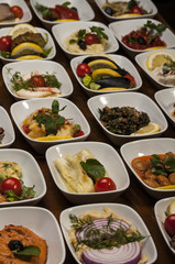 Various graves, appetizers