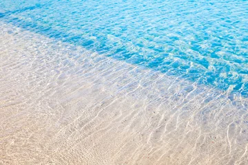 Foto auf Acrylglas Seven Mile Beach, Grand Cayman Karibischer Strand und klarer blauer Ozean