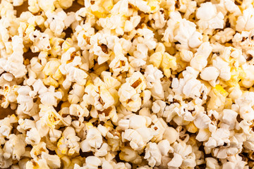 Salty popcorn heap background