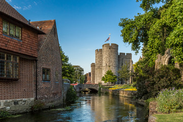 Canterbury view in summer, Kent