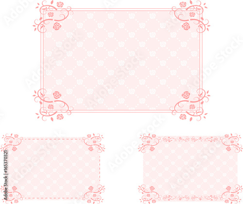 薔薇 フレーム セット Wall Mural Wallpaper Murals Kid A