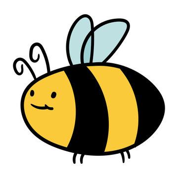 Cartoon Bee Vector Illustration