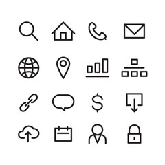 icon web, vector