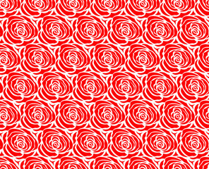 red rose pattern seamless