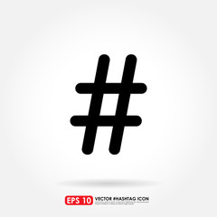 Hashtag sign