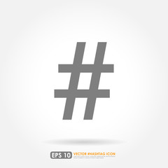 Hashtag sign