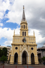 Fototapeta na wymiar Holy Rosary Church : Gothic・カトリック教会・バンコク