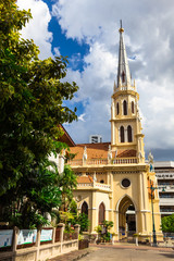 Fototapeta premium Holy Rosary Church : Gothic・カトリック教会・バンコク