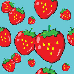strawberry vector design 