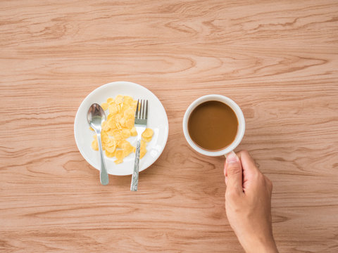 Flat Lay of Coffee 1
