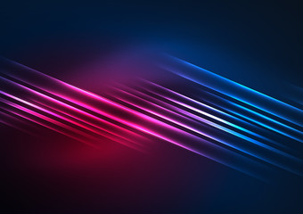 Glowing futuristic lines