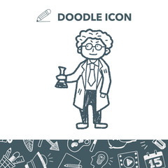 scientist doodle
