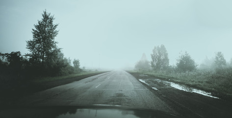 Road in the country.