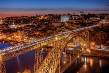 The Dom Luís I Bridge, Porto, Portugal