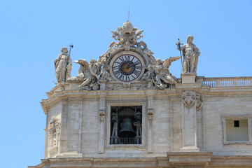 Fototapeta na wymiar horloge du Vatican