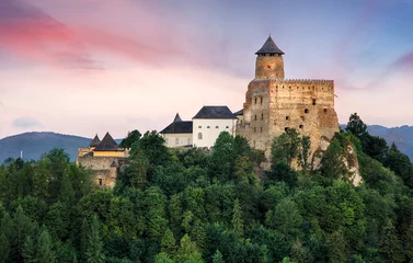 Papier Peint photo Château Stara Lubovna castle in Slovakia, Europe landmark