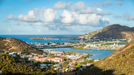 Fototapeta na wymiar Phillipsburg, Sint Maarten