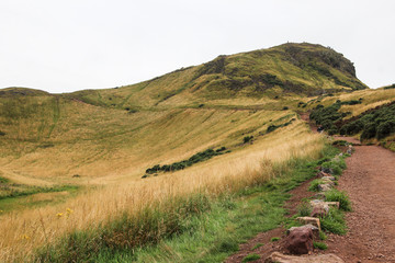 Arthur's Seat in Edinburgh in Schottland