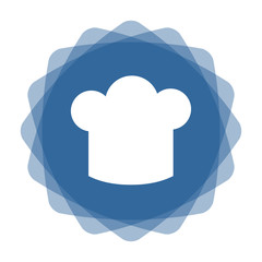 App Icon blau Kochhaube
