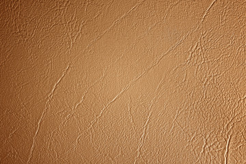 Brown artificial leather background or texture.