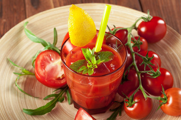 Bloody mary cocktail