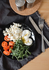 Mix salad on a plate