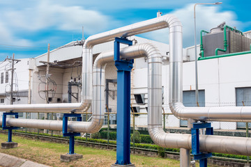 Steam insulation and loop pipeline, Steam pipe.supply