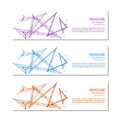 Banner template. Vector.