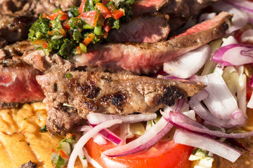 Grilled Mutton ribs with Salad