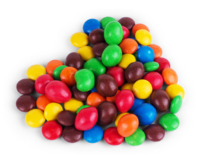 Fototapeta na wymiar Closeup Photo Of Multicolored Fruit Flavored Candies