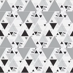Photo sur Plexiglas Triangle Modèle sans couture de triangle abstrait. Impression de fond triangulaire
