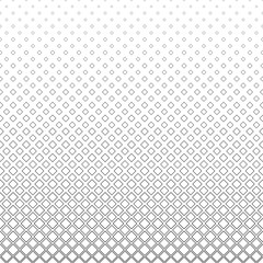 Monochrome square pattern background - black and white geometric vector design from diagonal squares