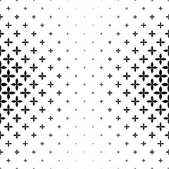 Fototapeta premium Monochrome geometrical pattern - abstract vector background graphic design