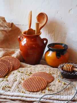 galletas de miel y miel de la alcarria