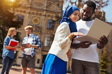 Sweet motivated guy glad hearing friends impression
