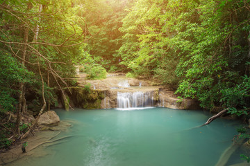 Erawan Waterfall in Kanchanaburi, Thailand