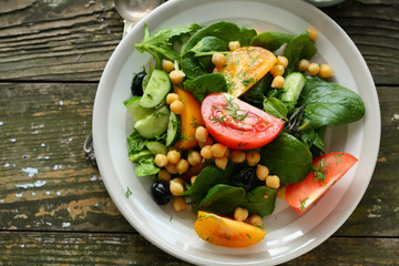 Summer vegan salad