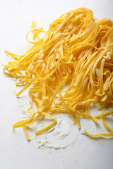  pasta on white background