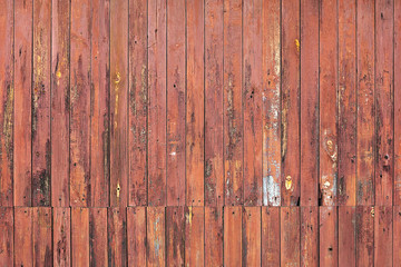 Naklejka premium Grunge wooden background. Texture of old wooden boards.