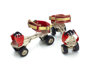 Alte Rollschuhe retro