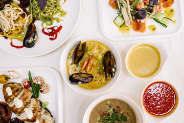 seafood soup with saffron
