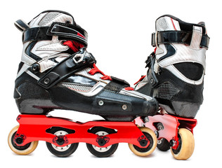 Bright roller skates