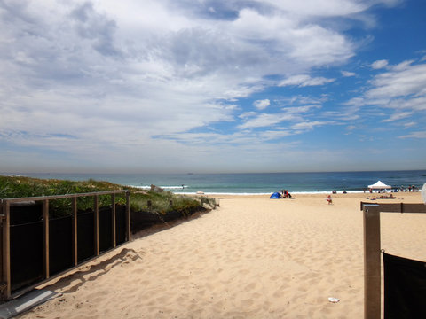 Scenes of Nobbys Beach, Newcastle, NSW Australia.