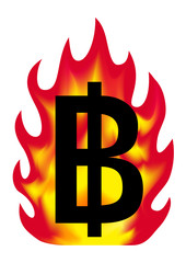 通貨記号／バーツマーク／タイ