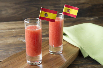 Gazpacho typical spanish food